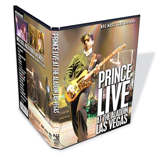 Prince Live in Las Vegas DVD package design